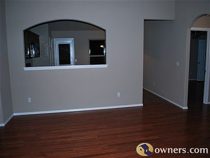 View of the living room from the front door