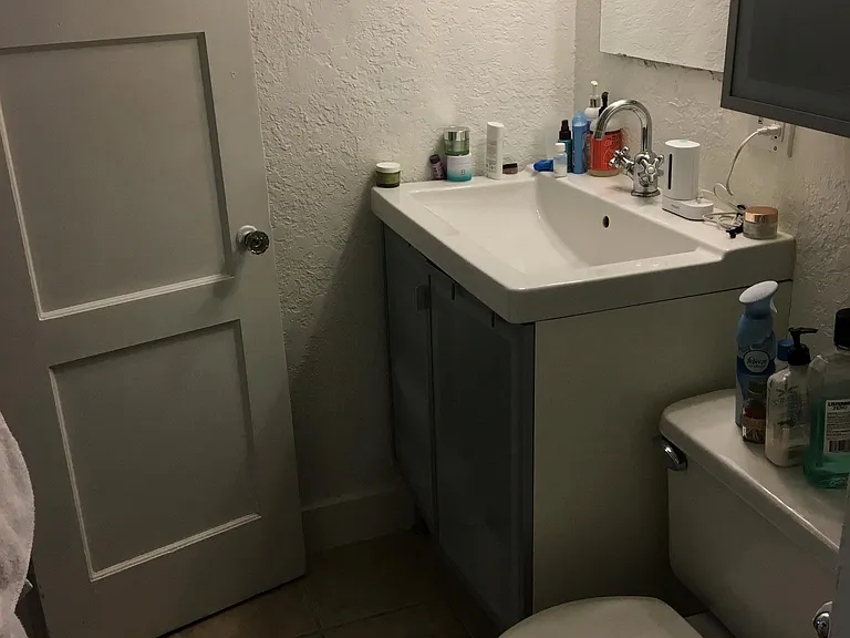 Inside bathroom
