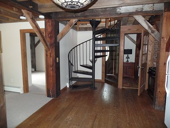 Spiral stairs to loft