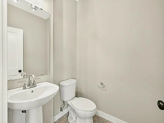 Main-floor powder room