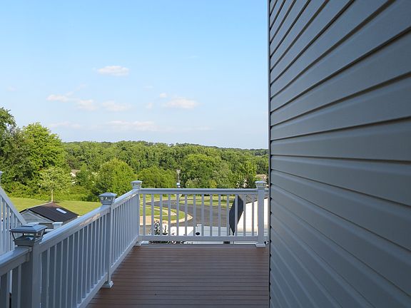 View from dining rm to deck