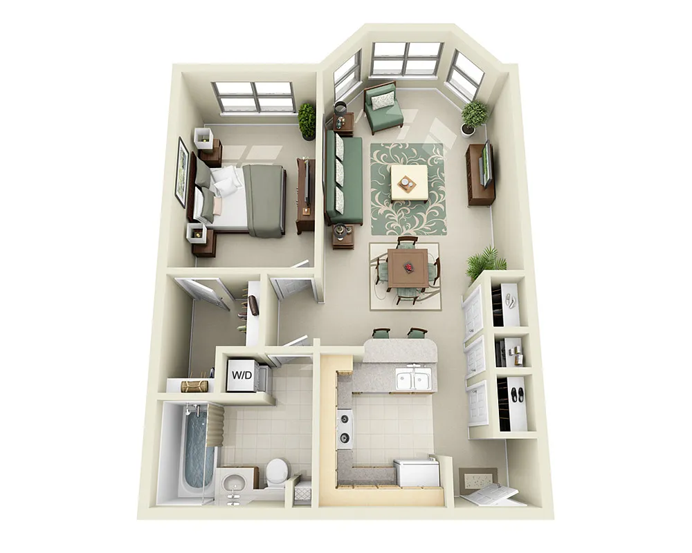 Floor plan A1E