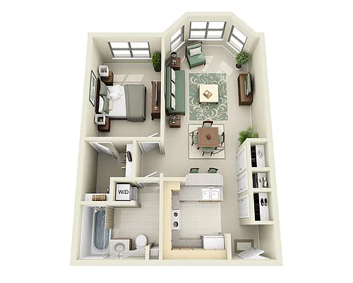Floor plan A1E