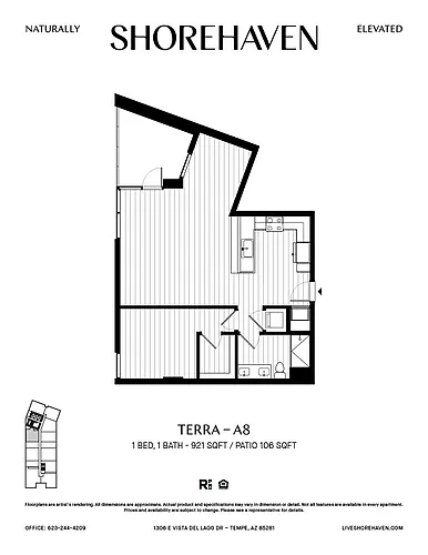 Floor plan Terra - A8