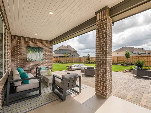 Representative Only Windsor Plan Covered Patio