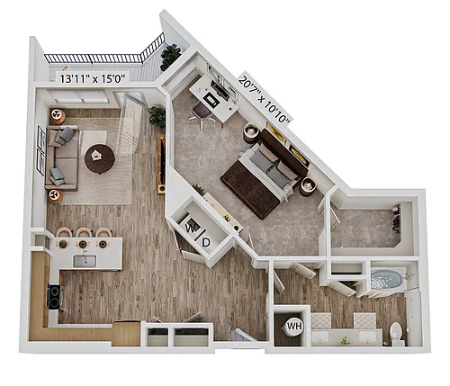 Floor plan A19