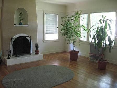 Fireplace in living room