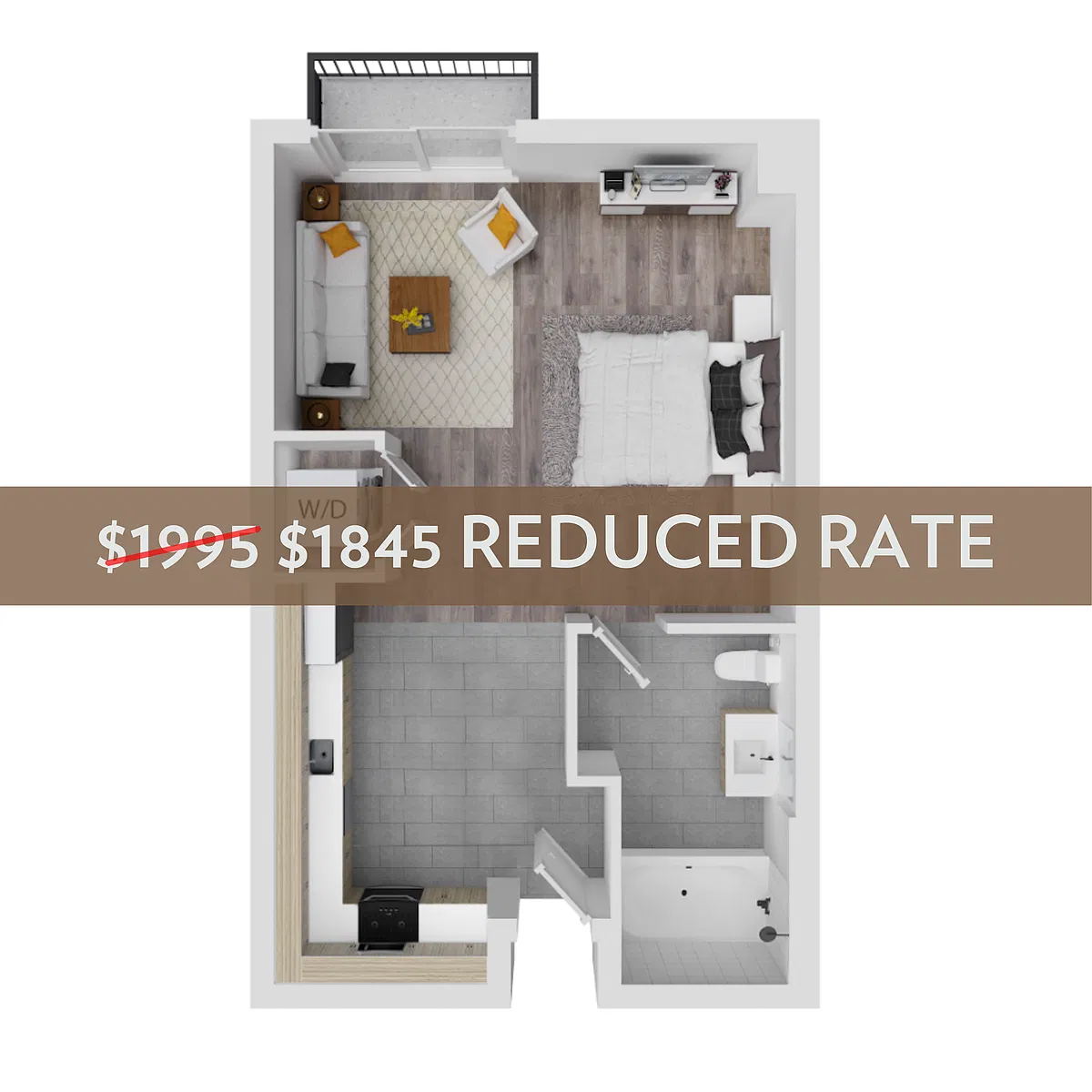Floor plan Studio - A