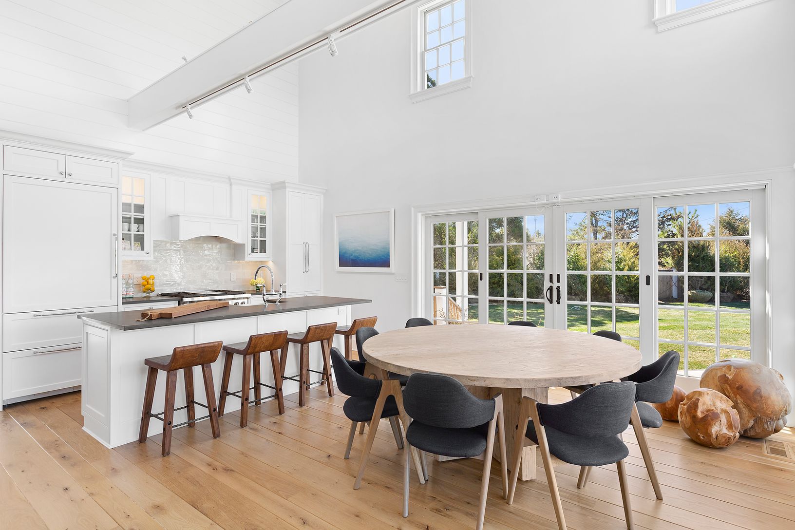 Custom gourmet kitchen with dining for 8