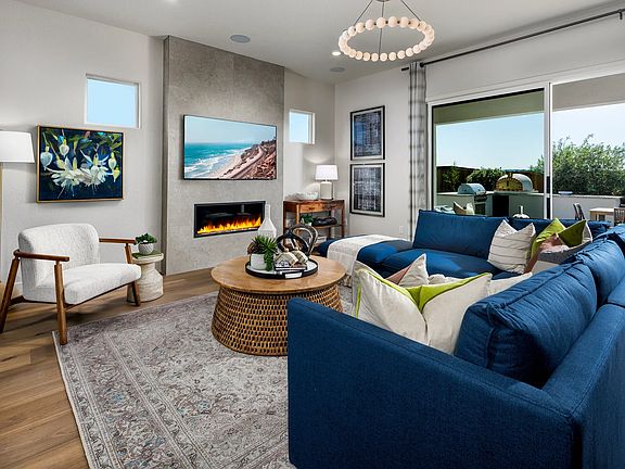 Great Room of Model Home