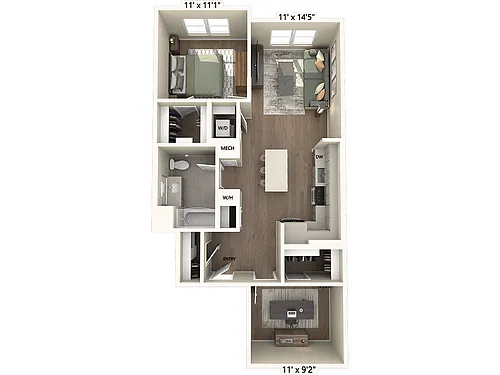 Floor plan B4m1-Upgrade
