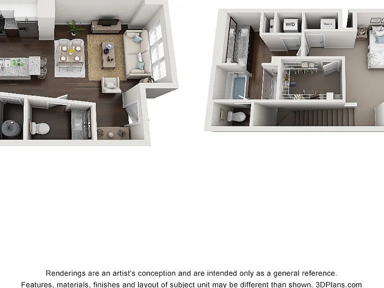 Townhouse 1 floor plan The Carson