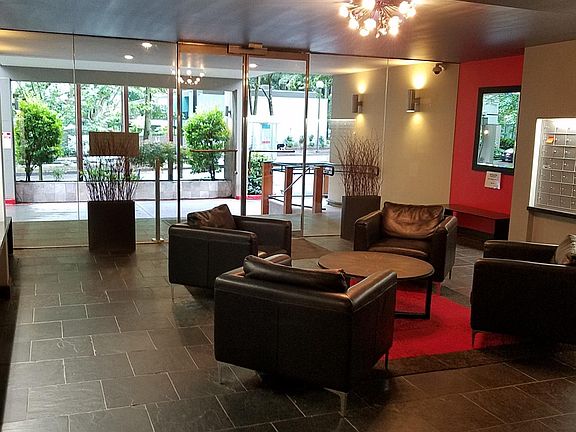 Secure entrance lobby