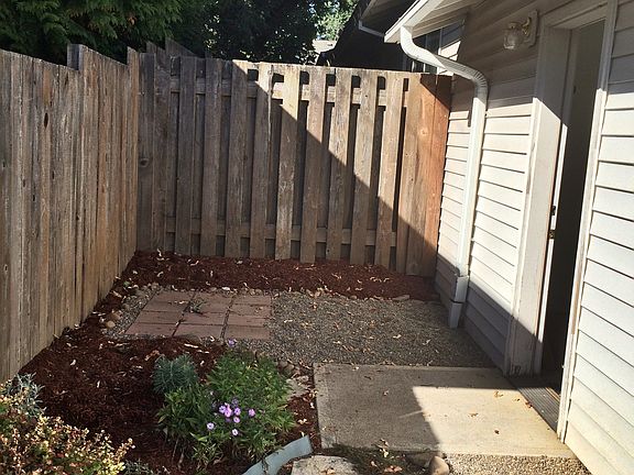 private yard space