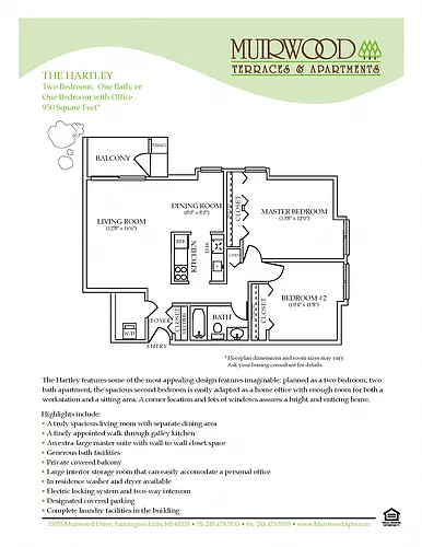 Floor plan The Hartley