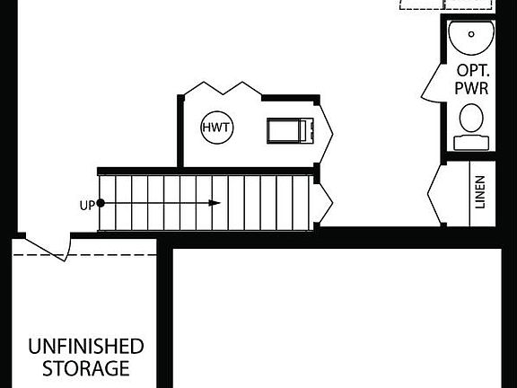 Elevation E,G,K - Finished Lower Level