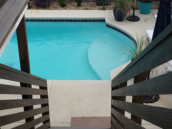 Pool in back of house
