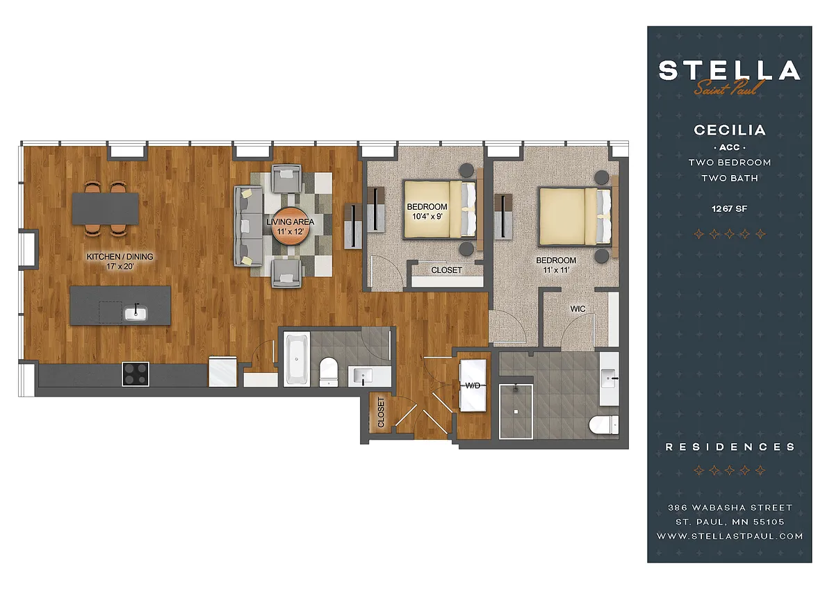 Floor plan Cecilia | ACC