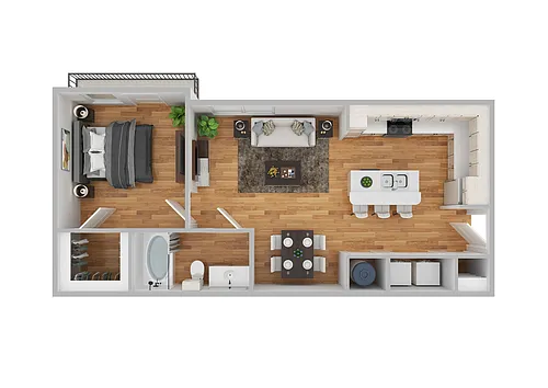 Floor plan A1 | Renovated