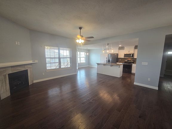 Living Area and Kitchen