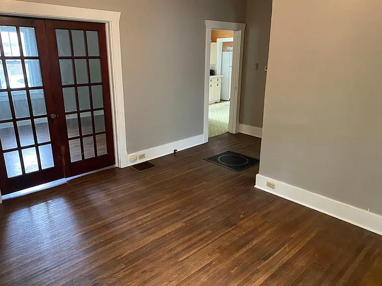 living room (view through to kitchen)