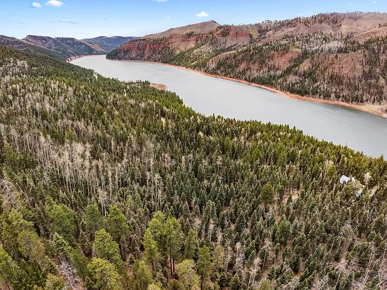 (Drone photo) Lemon Lake is a 2 minute drive