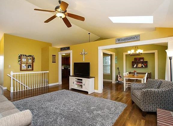 Desirable open floor plan