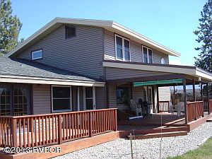 BACK VIEW OF PORCH & DECK
