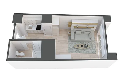 Floor plan Suite 7 LL