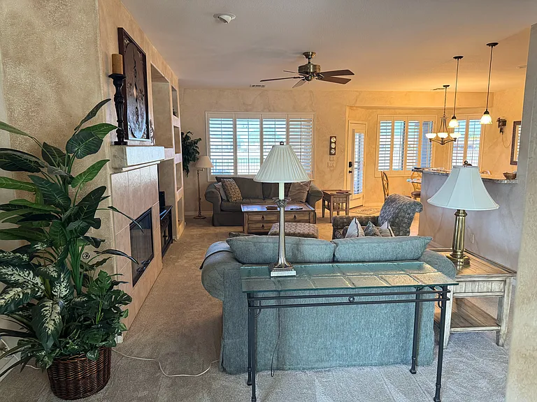 Living room view as you enter front door