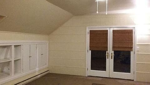 inside looking towards front doors