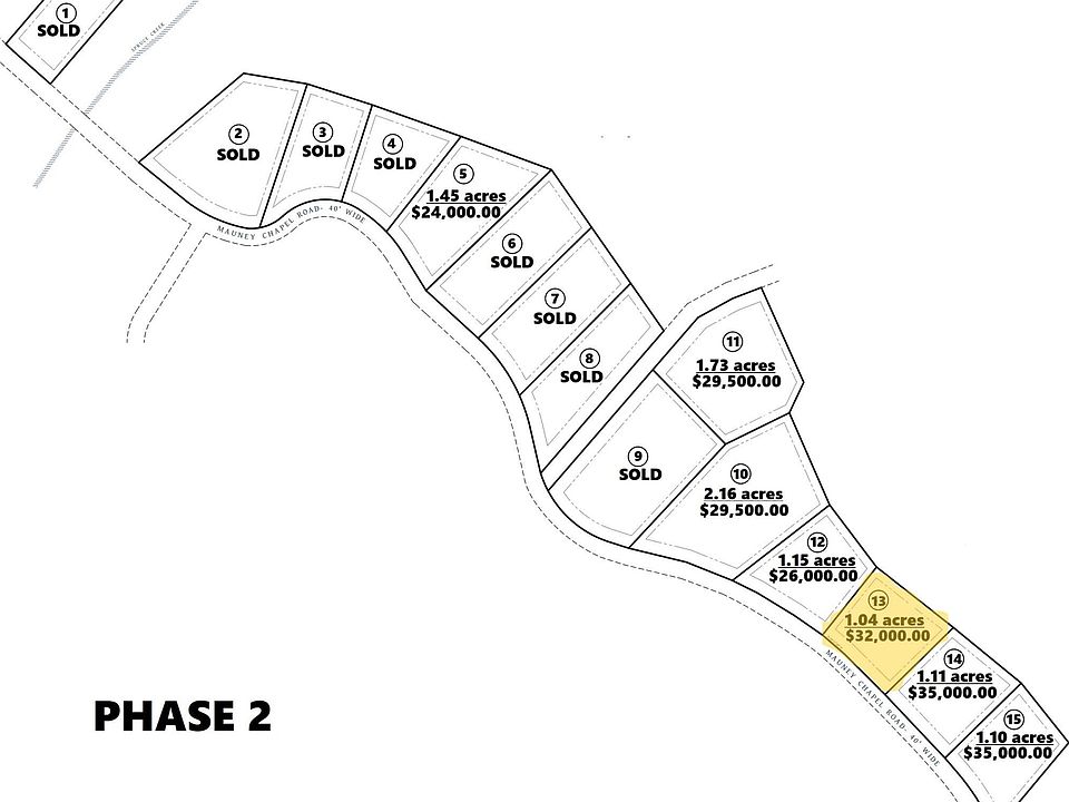 2nd image of P 2 Mauney Chapel Rd Lot 13
