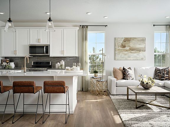 Example of the Kitchen and Great Room