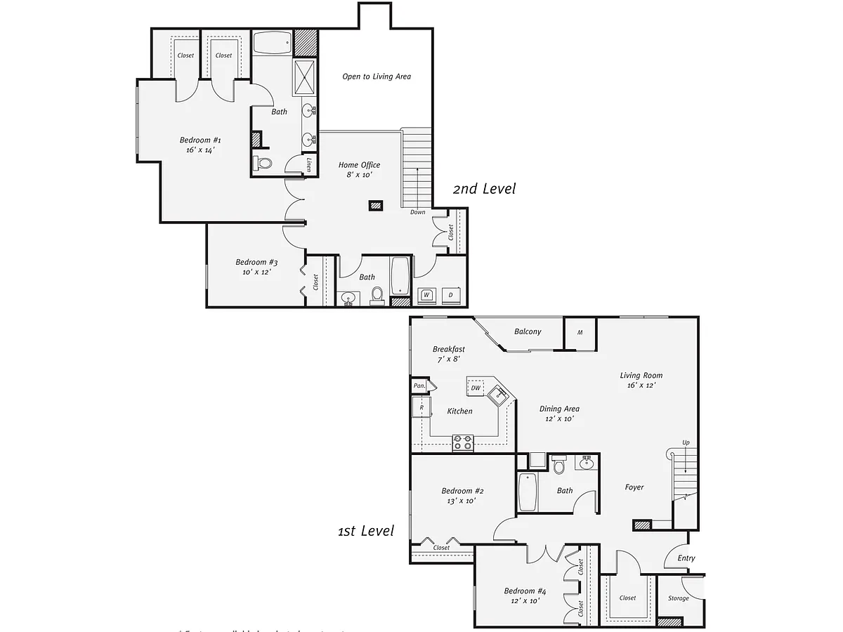 Floor plan D4LP
