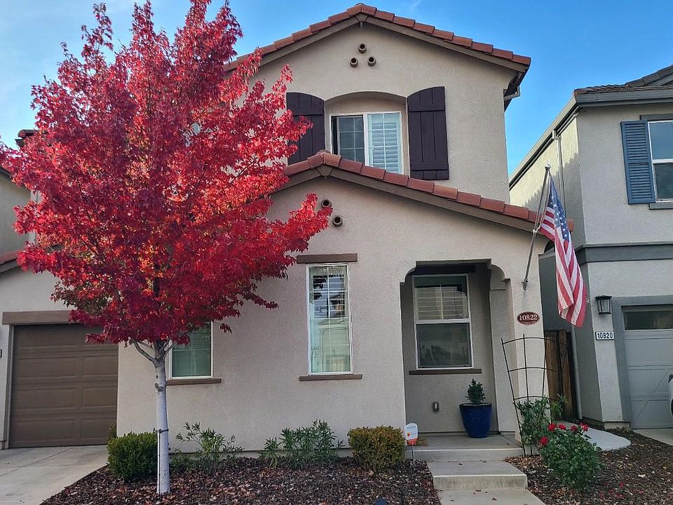 Front of the house with attached garage
