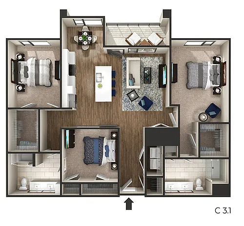 Floor plan Canfield