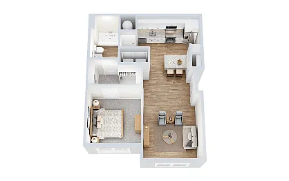 Floor plan One Bedroom