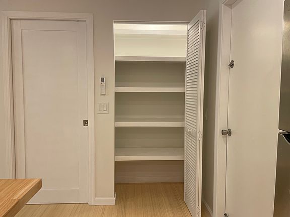 Pantry & storage. Door to laundry room on the right.