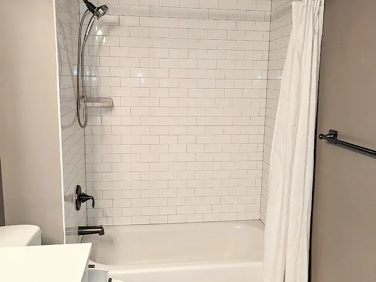 Lower-level full bathroom