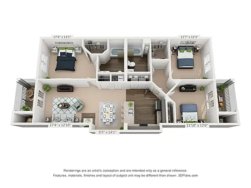 Floor plan The Sago Palm