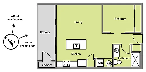 Floor plan 212 Southern Pacific