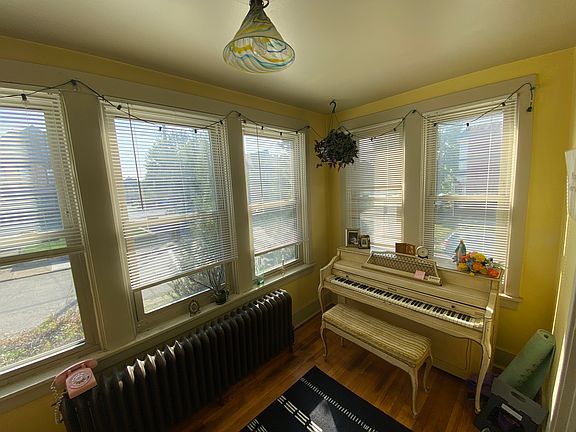 Hardwood floor sunroom