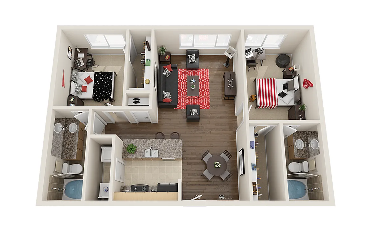 Floor plan B3A