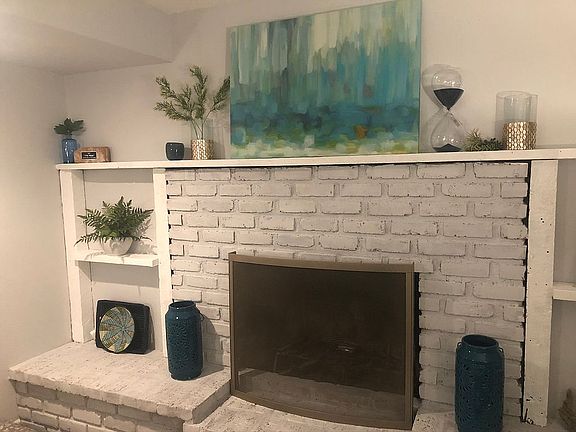 Family room fireplace