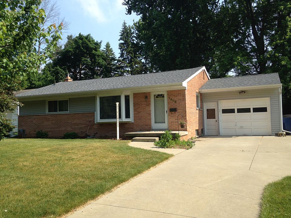 Lovely ranch in a great neighborhood- 3 bedrooms & 2 bathrooms (Master Bath) Cathedral ceiling in L.R., Bay window in L.R.. Basement has newer egress window and new dry wall- primed and ready to go! Screen porch and added concrete next to garage.