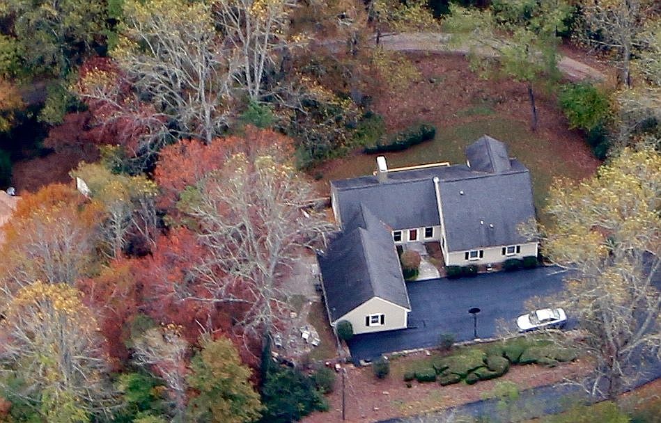 Aerial. Shows new pavement 