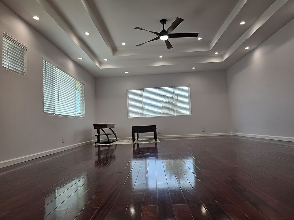 Great room with lifted ceiling