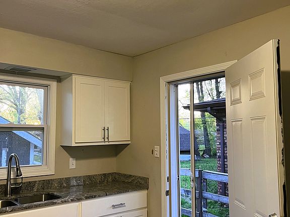 screen door in kitchen