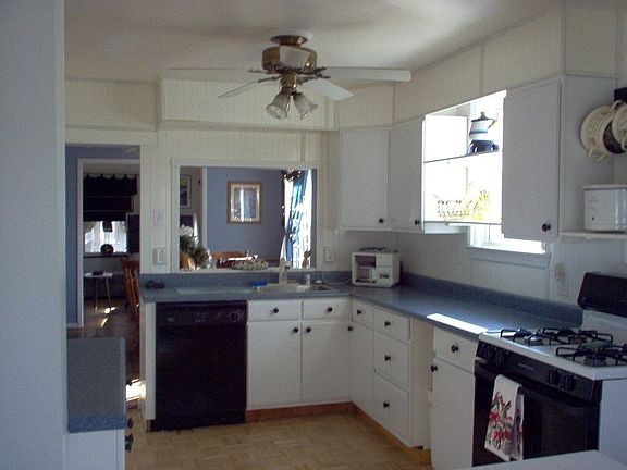 View of Kitchen from Back Door