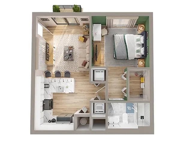 Floor plan Sunset